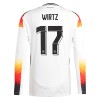 Maillot à Manches Longues Allemagne Wirtz 17 Domicile Euro 2024 Pour Homme